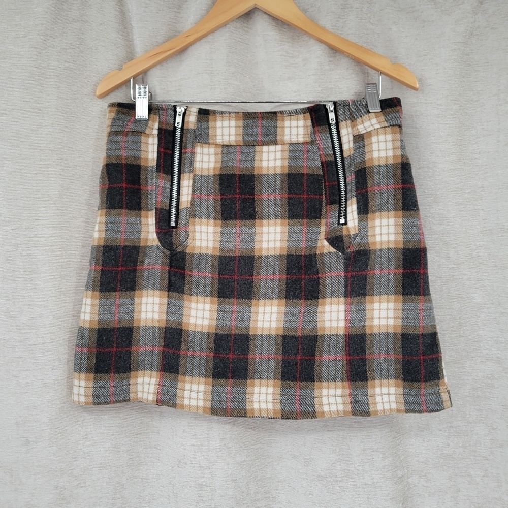 POL Plaid Mini Skirt Women's Juniors Large - Picture 8 of 9